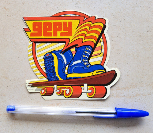 Old sticker skate gepy vintage - old,
