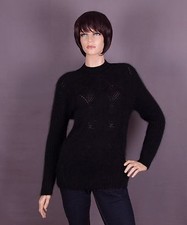 Pull femme mohair couleur : noir, taille ; L ou XL (au choix)