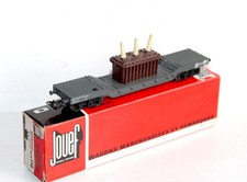 JOUEF HO 658 LOW PLATFORM WAGON + TRANSFORMER LOADING TYPE TP SNCF