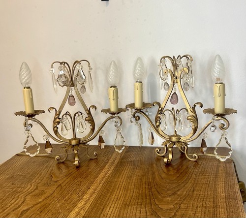 Paire girandoles art - girandoles,