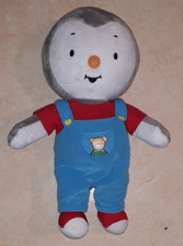 peluche doudou Jemini  Peluche T'choupi bleu rouge gris 50cm grand modele