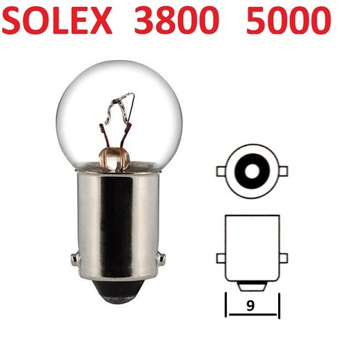 Ampoule solex 3800 5000 12v - 3800, 5w