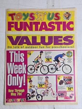 Vintage 1997 Toys R Us Catalog FUNTASTIC VALUES PS1 Saturn Super Soaker Barbie A