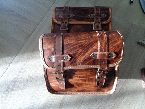Paire sacoche cuir marron pour - paire,