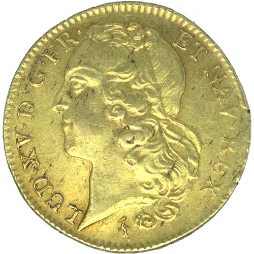 Louis double - xv-double-louis, d'or