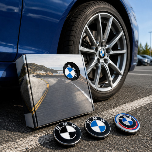 Bmw cache moyeu flottant 68mm - cache,