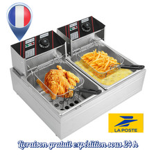Friteuse Électrique Professionnelle 6L/12L 5000W Friteuse Commercil
