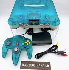 Jeu de câbles manette N64 Nintendo 64 Clear Blue Console Region Free Choose