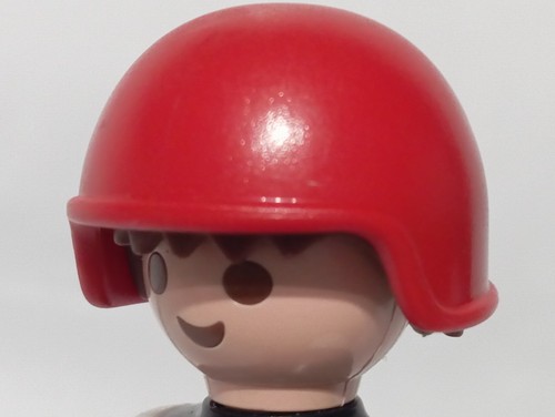 Playmobil casque rouge motard - rouge,