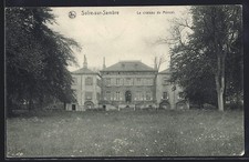 Old postcard Solre-sur-Sambre, Le château du Moncel 
