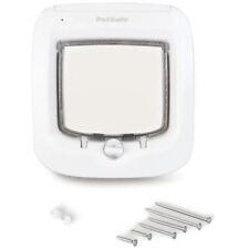 Chatière à puce électronique-PETSAFE-NEUF-BLANC-22x23.9cm-Chat,maison,porte