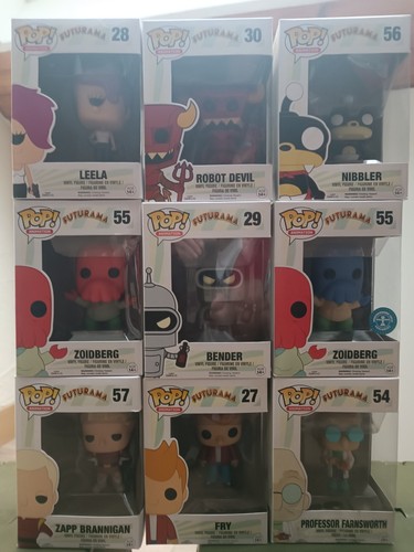 Futurama funko pop vaulted - futurama,