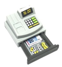 Playmobil grey cash register 