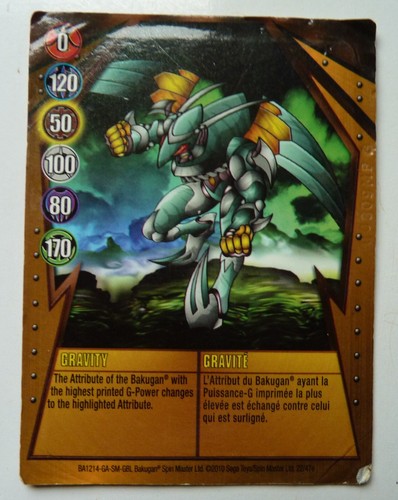 Carte bakugan gundalian - carte,