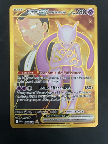 Carte pokémon mewtwo team - carte,