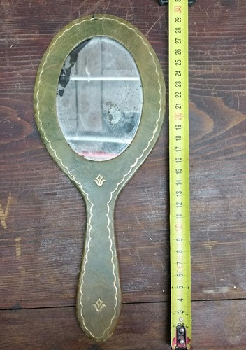 Ancien miroir face main - ancien,