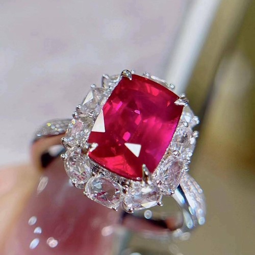 34ct cushion simulated ruby - cushion,