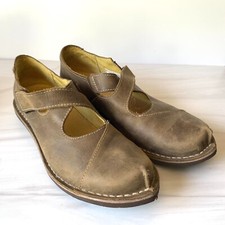 Sergio Tomani Womens Shoes Mary Jane Slip On Adjustable Strap Sz 38 Excellent