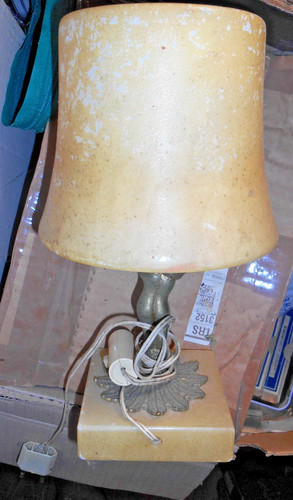 Lampe pied bronze angelo ange - pied,
