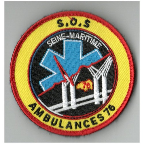 Ecussons sos ambulance - ecussons,
