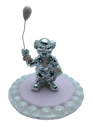 Clown résine base verre - résine,