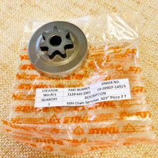 Stihl 1129 640 2001, 1129 640 2050 Chain Sprocket Pitch .325" Picco 7T MS 200