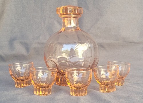 Service liqueur art déco - service,
