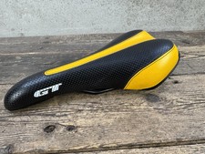Gt Bmx Seat Mid School Vintage Velo Yellow Black