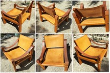 Fauteuil Lounge en cuir