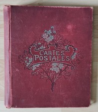 Album cartes postales anciennes pages décor art nouveau 196 CPA Vide bon état 