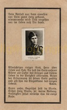 STERBEBILD  SOLDAT  ALLEMAND