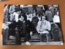 GILBERT MONTAGNÉ and SALVATORE ADAMO - Original press photo 21x30cm