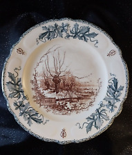 GRANDE ASSIETTE PLATE FAÏENCE