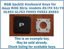 Keyboard KEY for ASUS ROG strix white gl553 gl553vd gl753 fx553 fx552 ZX553 FX53