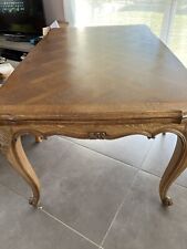 table de salle à manger en bois Chêne Massif Et Deux Rallonges