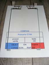 Les 2 charnières pour COMPAQ