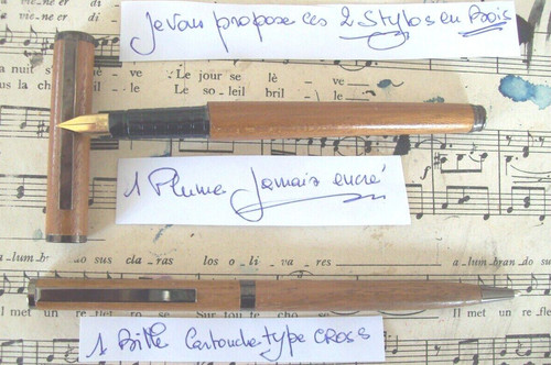 Lot stylos plume et - plume,