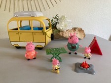 525⚜️ Toy The Family Peppa Pig The Camper Yellow and 4 Characters