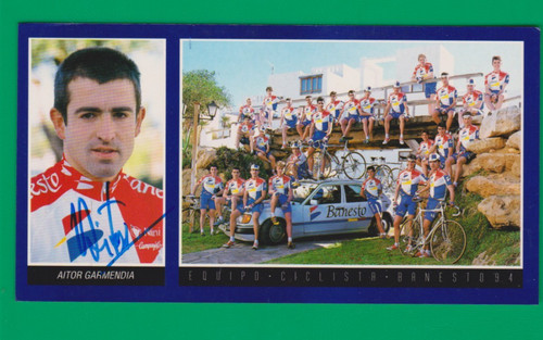 Cyclisme carte cycliste aitor - cycliste,