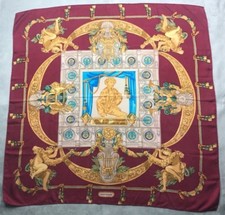 Authentique Foulard Hermès "