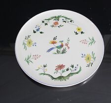 Gien earthenware pie tray birds of paradise