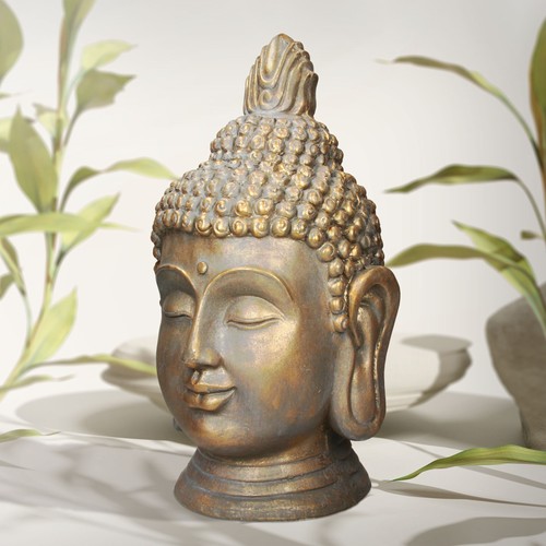 Statue tête bouddha 5 - statue,
