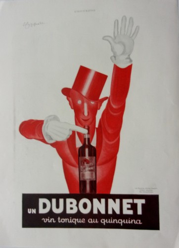 Publicité dubonnet par - ,