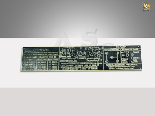 Brass plaque données de - plaque,