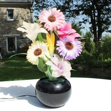 Vintage Fiber Optic Large Flower Lamp