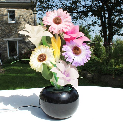 Lampe grosses fleurs à - lampe,