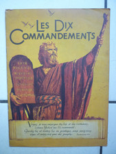 CECILE B DE MILLE / LES DIX COMMANDEMENTS /  1956