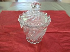 MOUTARDIER EN CRISTAL DE