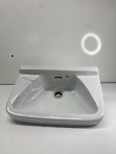 Vintage Villeroy Boch Enameled Ceramic White Washbasin Good Condition