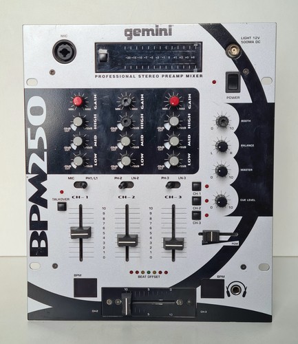 Table mixage gemini bpm - gemini,